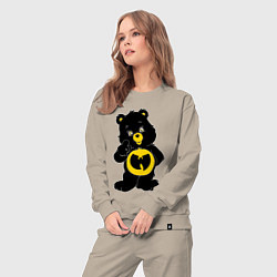 Костюм хлопковый женский Wu-Tang Bear, цвет: миндальный — фото 2