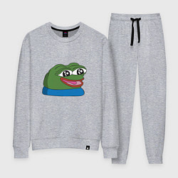 Костюм хлопковый женский Pepe happy Пепе хеппи, цвет: меланж