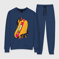 Костюм хлопковый женский HotDog, цвет: тёмно-синий