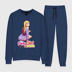 Костюм хлопковый женский Pet girl of sakurasou, цвет: тёмно-синий