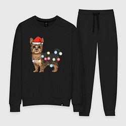 Женский костюм Йоркширский терьер новогодний