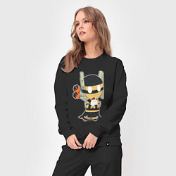 Костюм хлопковый женский Shadow Shaman Chibi, цвет: черный — фото 2