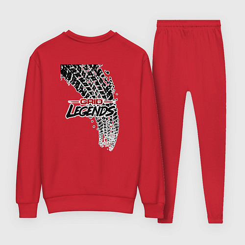 Женский костюм Грид / Красный – фото 2