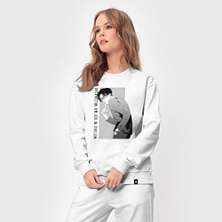 Костюм хлопковый женский Хиротака Нифудзи, цвет: белый — фото 2