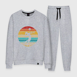 Костюм хлопковый женский Volley Play, цвет: меланж