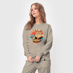 Костюм хлопковый женский Catana Ramen, цвет: миндальный — фото 2
