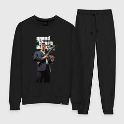 Костюм хлопковый женский GTA 5 Gangster, цвет: черный