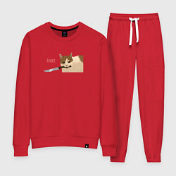 Женский костюм Привет Кот с ножом