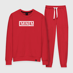 Костюм хлопковый женский Eminem rap, цвет: красный