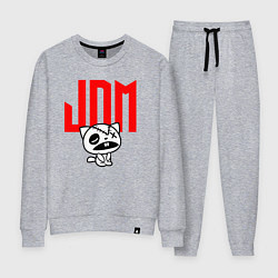 Костюм хлопковый женский JDM Kitten-Zombie Japan, цвет: меланж