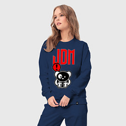 Костюм хлопковый женский JDM Panda Japan Bear, цвет: тёмно-синий — фото 2