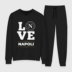 Костюм хлопковый женский Napoli Love Classic, цвет: черный