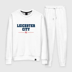 Костюм хлопковый женский Leicester City FC Classic, цвет: белый