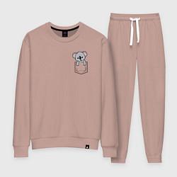 Женский костюм Коала в кармашке