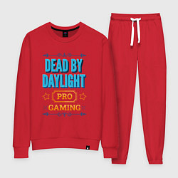 Костюм хлопковый женский Игра Dead by Daylight pro gaming, цвет: красный