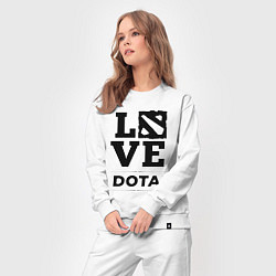 Костюм хлопковый женский Dota love classic, цвет: белый — фото 2