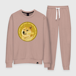 Женский костюм Иронизирующая монета с Доге