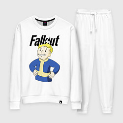 Костюм хлопковый женский Fallout blondie boy, цвет: белый