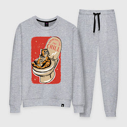 Женский костюм Кот на унитазе