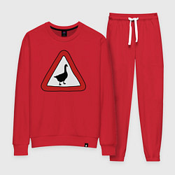 Женский костюм Предупредительный знак с гусем