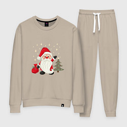 Женский костюм Дед Мороз с подарками Новый год