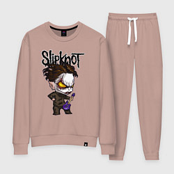 Костюм хлопковый женский Slipknot - art, цвет: пыльно-розовый