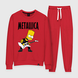 Женский костюм Металлика Барт Симпсон