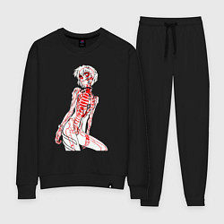 Костюм хлопковый женский Просто Рей Аянами - Ева, цвет: черный