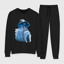 Костюм хлопковый женский Прекрасная Ранни - Elden Ring, цвет: черный