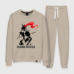 Костюм хлопковый женский Dark Souls, цвет: миндальный