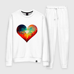 Костюм хлопковый женский My Heart, цвет: белый