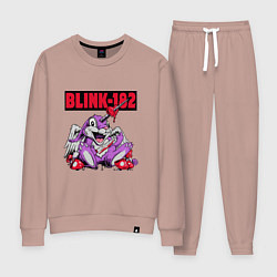 Костюм хлопковый женский Blink bunny fuck, цвет: пыльно-розовый