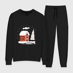 Женский костюм Зимний домик