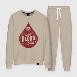 Костюм хлопковый женский Dota blood, цвет: миндальный