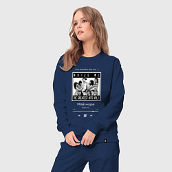 Костюм хлопковый женский Noize MC Моё море, цвет: тёмно-синий — фото 2
