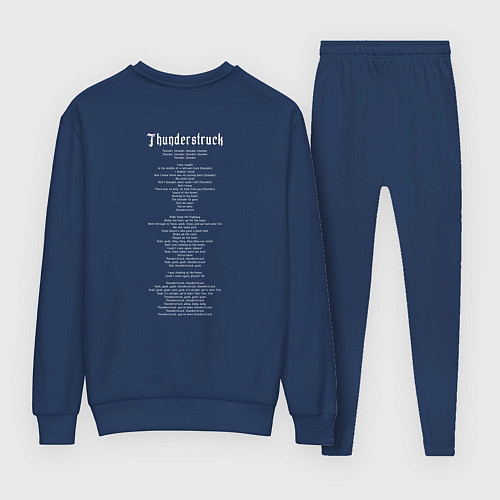 Женский костюм ACDC Thunderstruck / Тёмно-синий – фото 2