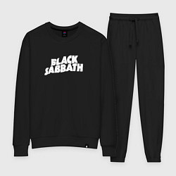 Костюм хлопковый женский Black Sabbath Paranoid, цвет: черный