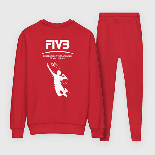 Женский костюм Международная федерация волейбола FIVB / Красный – фото 2
