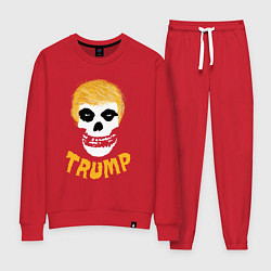 Костюм хлопковый женский Misfits Trump, цвет: красный