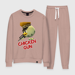 Женский костюм Chicken Gun logo