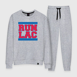 Костюм хлопковый женский Run Clippers, цвет: меланж