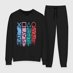 Женский костюм Ешь играй спи повтори