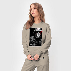 Костюм хлопковый женский The Outlast Trials Лиланд Койл, цвет: миндальный — фото 2