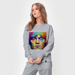 Костюм хлопковый женский Brian Jones Digital Portret, цвет: меланж — фото 2