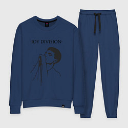 Костюм хлопковый женский Йен Кёртис Joy Division, цвет: тёмно-синий