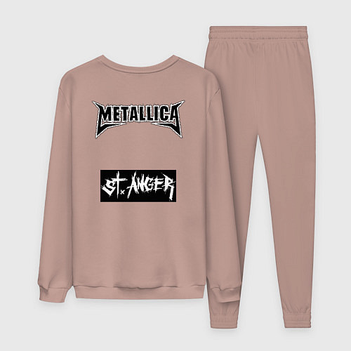 Женский костюм Обложка альбома St Anger группы Metallica / Пыльно-розовый – фото 2
