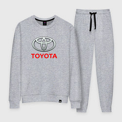 Костюм хлопковый женский Toyota sport auto brend, цвет: меланж