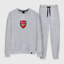 Костюм хлопковый женский Arsenal fc sport club, цвет: меланж