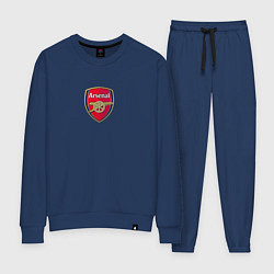 Костюм хлопковый женский Arsenal fc sport club, цвет: тёмно-синий