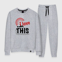 Женский костюм I love this